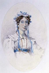 Ann Howse portréja (akvarell, ceruza papíron)