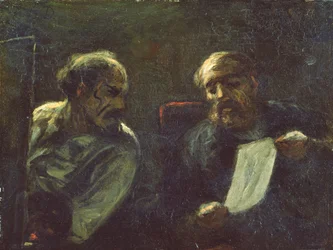 Beszélgetés a stúdióban, 1852-55