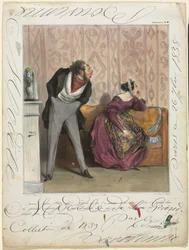Caricaturana lemez 36: Miből! Honnan! A hozományod..., 1837.
