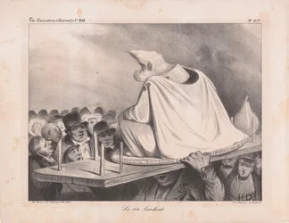 I. Lajos Fülöp 1773-1850, francia király karikatúrája, 1834.