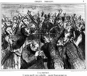 Az erszényen, Amit kosárnak hívnak, semmiképpen sem virág: karikatúrasorozat Honore Daumier (1808-1879) erszényéről. "Charivari"