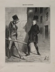 Párizsi érzelmek, 11. tábla: Mennyi az idő, kérem, 1839. november 24.