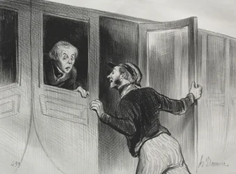 The Railroads, 11. tábla: Az utazás veszélye, 1843.