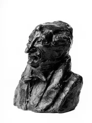Alexandre Simon Pataille (1781-1857), bíró és helyettes "" A jobbközép hírességei" "" karikatúrái. Az ínyenc”” Honore Daumier (1808-1879) szobra XIX. L 48,24 Méret cm-ben H 17 x L 1 Musee des Beaux Ar