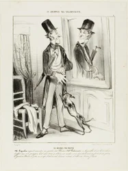Reggel 10 óra. "Monsieur Coquelet véletlenül találkozott Palissandre kisasszonnyal a botanikus kertben, akinek 1804. május elsején volt szerencséje felajánlani egy tündérrózsát, és megszerezte az első randevút. Miután nagy költségek árán megvásárolta
