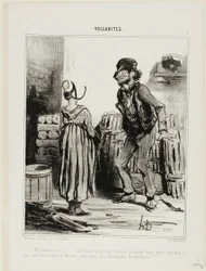 "Ha! Dammmmmnit feleség... milyen jól éreztük magunkat, amikor tizennyolc évesek voltunk.... nincsenek férfiak, nincsenek nők..... csak mi, Auvergne-i emberek", 5. tányér a Vulgaritésből.