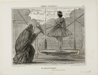 Erósz anyja (nem összetévesztendő Vénusszal), 10. tábla a Croquis Dramatiques-ból.