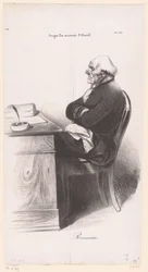 Jean-Joseph Rousseau karikatúrája