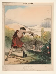 Vulcanus hálói. Ez a csúnya lakatos, tudván, hogy felesége... a Histoire Ancienne című műből