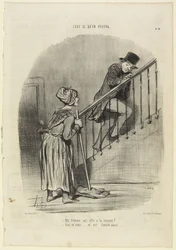 Otthon van a feleségem?..., a Le Charivari „Tout ce qu
