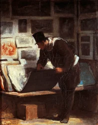 Nyomtatáskedvelő, Honore Daumier (1808-1879)