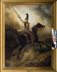 Frigyes holland herceg portréja (Orange-Nassau Frederic (Orange Nassau) (1797-1881) (Frederick holland herceg portréja). Horace Vernet (1789-1881) festménye. Olaj, vászon, 97 x 128 cm