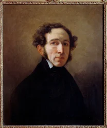 Etienne Arago (1802-1892) drámaíró, politikus, Párizs polgármesterének portréja. Emile Dit Horace Vernet festménye (1789-1863)