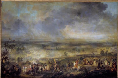 A marengói csata 1800. június 14-én A második koalíció háborúja (1798-1800) során alakult ki az európai országok koalíciója részéről a forradalmi Franciaország megfékezésére és a monarchia helyreállítására. Emile dit Horace Vernet (1789-1863) festménye 180