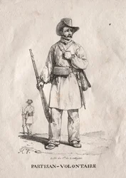 önkéntes partizán, 1822.