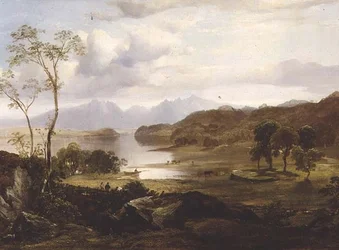 Loch Fad: Arran a távolban