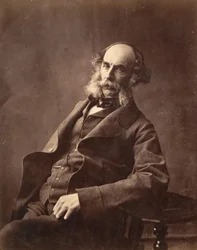 Ülő úriember portréja, kb. 1856-59.