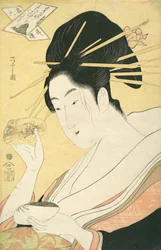 Matching Shells Kai-awase, „Kisen Hoshi”, a Modern Parodies of the ... sorozatból, kb. 1796-98.