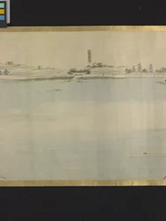 A szerencse három istene egy kellemes kiránduláson (tinta és világos színek papíron)