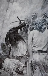 Kalózharc (litho)