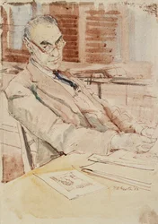 Sir Karl Theodore Parker portréja, CBE, 1952