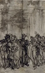 Tanulmány Jean François Marmontel "Contes Moraux" című művének vignettájához