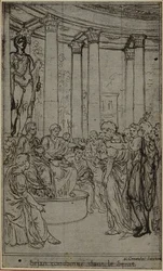 Tanulmány egy illusztrációhoz Tacitus "Tiberius, avagy az Évkönyvek hat első könyve", V. könyv, 3. kötet, 2. tanulmány.