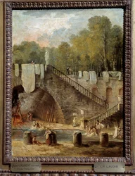 Hubert Robert (1733-1808) Orleans mosófestménye.
