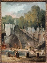 A mosás. 18. század (olaj, vászon)