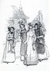 "Asszony. Cole, Mrs. Perry és Mrs. Elton” - (illusztráció)