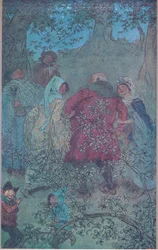Nos, jó Sir John, hogyan éljenek a windsori feleségei, illusztráció a Windsori boldog feleségekből, 1910