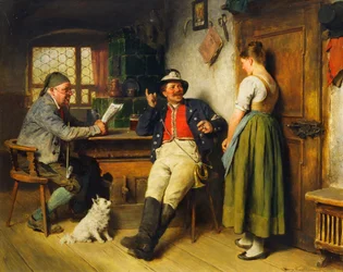 Figurák egy belső térben, 1891