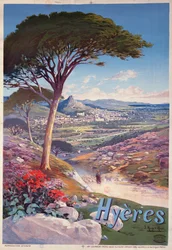 Reklámplakát Hyeres, Provence