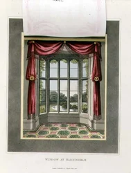 Window at Barningham (After) a "Fragments on the Theory and Practice of Landscape Gardening"-ből, pub. 1816 (színes litó) (lásd még: 103904)