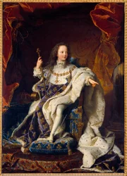 XV. Lajos portréja ötéves gyermekként, szent viseletben, Franciaország királya (1710-1774)
