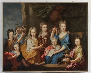 M. Bouette de Blémur gyermekeinek portréja, 1703