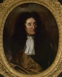 Jean de La Fontaine portréja 1621-1695, c. 1680.