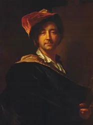 Franciául:  Autoportrait au turban Önarckép turbánban