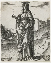 Saint Lucy, 1510 körül (metszet)