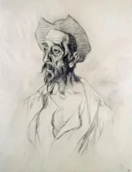 Don Quijote / I. Zuloaga / Rajz 1927