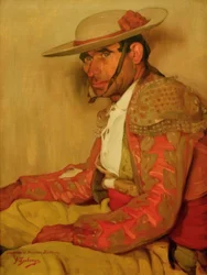 Zuloaga, Picadores El Coriano portréja