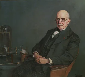 Édouard Branly fizikus portréja 1844-1940, c. 1920.