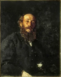 Nikolai Gay festő portréja
