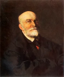 Nyikolaj Ivanovics Pirogov sebész portréja, 1881, 1965.