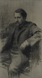 Valentin Alekszandrovics Szerov festő portréja 1865-1911, 1901