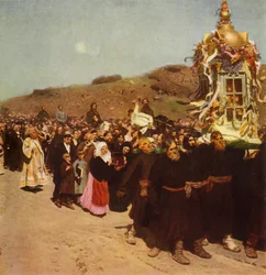 „Procession in the Kursk Gubernia”, 1880-1883,