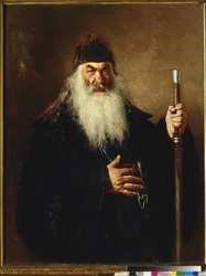 Protodiacre - Protodeacon - Repin, Ilja Jefimovics (1844-1930) - 1877 - Olaj, vászon - 124x96 - Állami Tretyakov Galéria, Moszkva