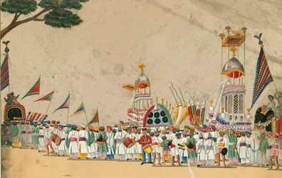Fesztiválmenet, c. 1800