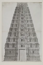 Egy tizenkét emeletes gopuram