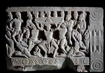 Turbánimádat (domborműtöredék, 225-325)